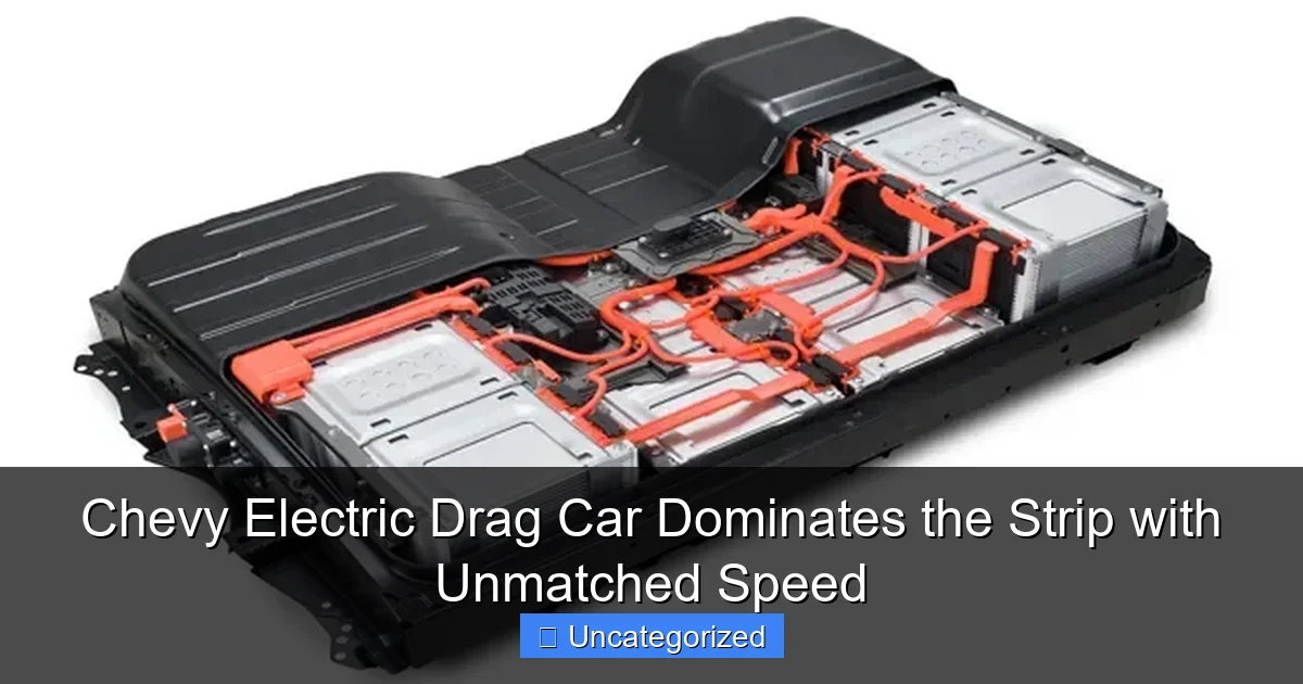Chevy Electric Drag Car Dominates the Strip with Unmatched Speed