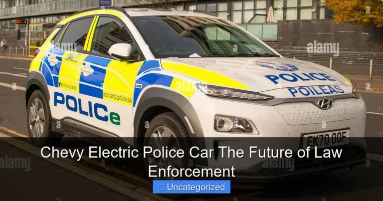 Chevy Electric Police Car The Future of Law Enforcement