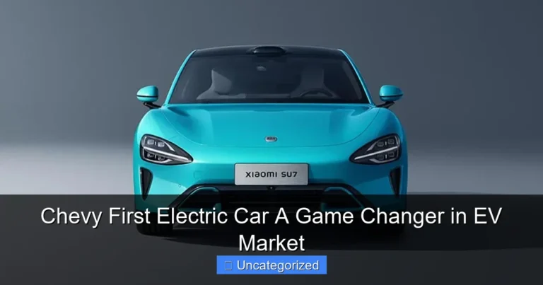 Chevy First Electric Car A Game Changer in EV Market