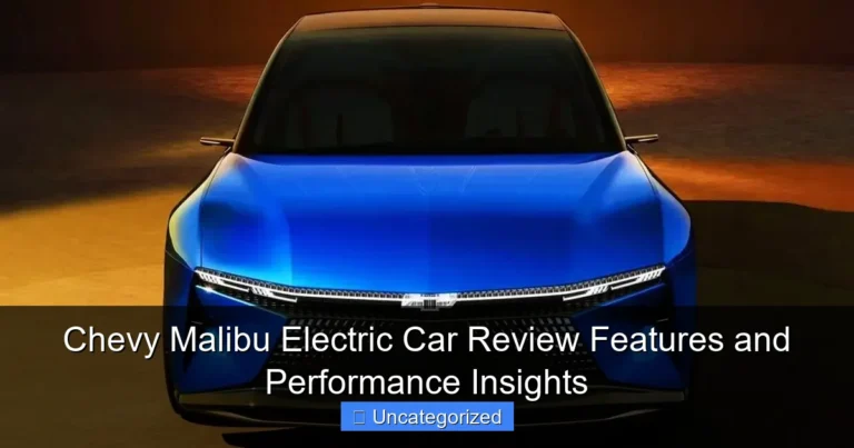 Chevy Malibu Electric Car Review Features and Performance Insights