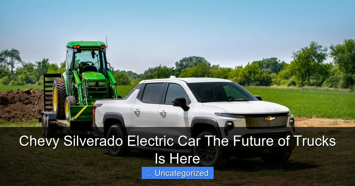 Chevy Silverado Electric Car The Future of Trucks Is Here