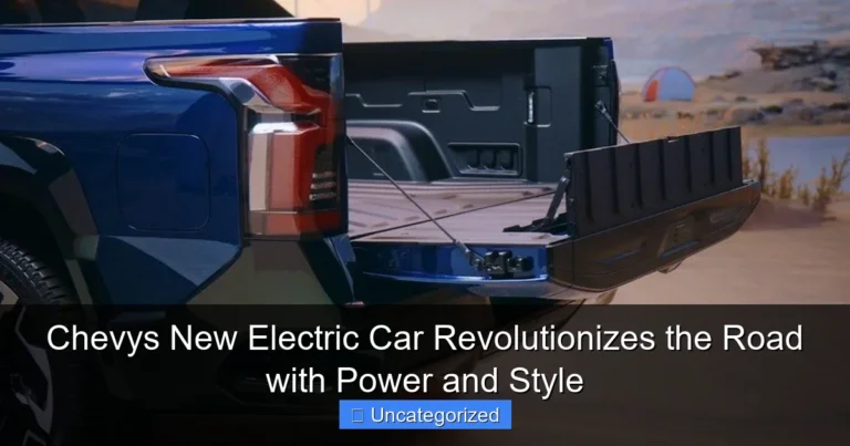 Chevys New Electric Car Revolutionizes the Road with Power and Style