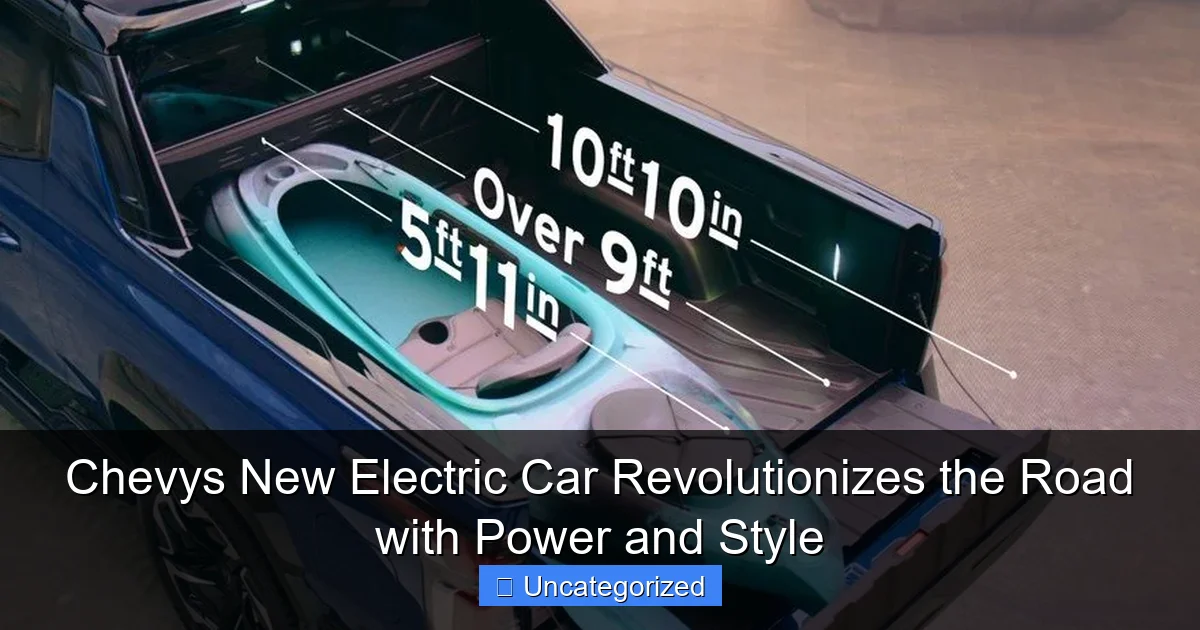 Chevys New Electric Car Revolutionizes the Road with Power and Style