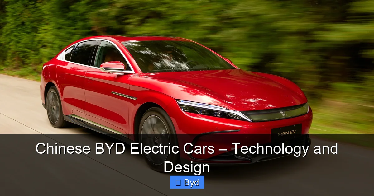 Featured image for Chinese BYD Electric Cars – Technology and Design