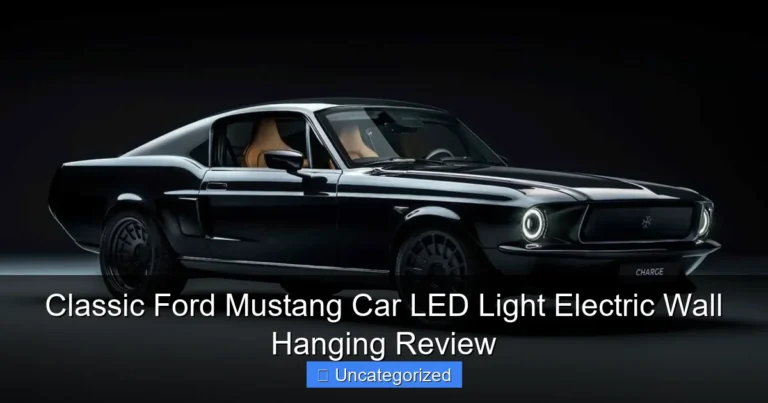 Classic Ford Mustang Car LED Light Electric Wall Hanging Review