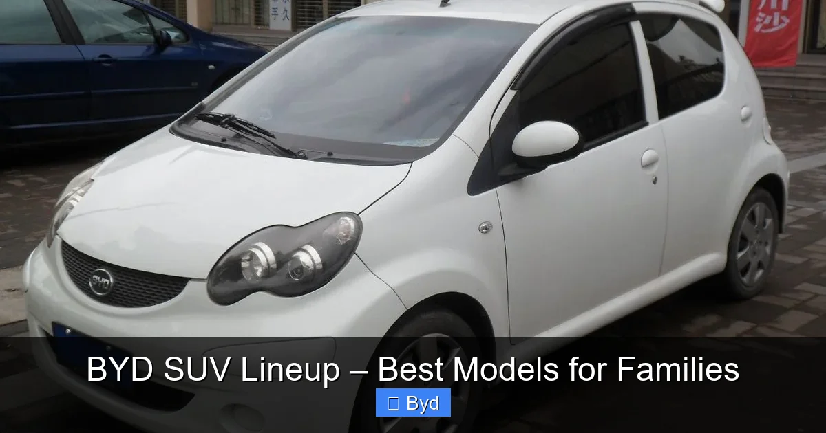 BYD SUV Lineup – Best Models for Families - content1 visual guide