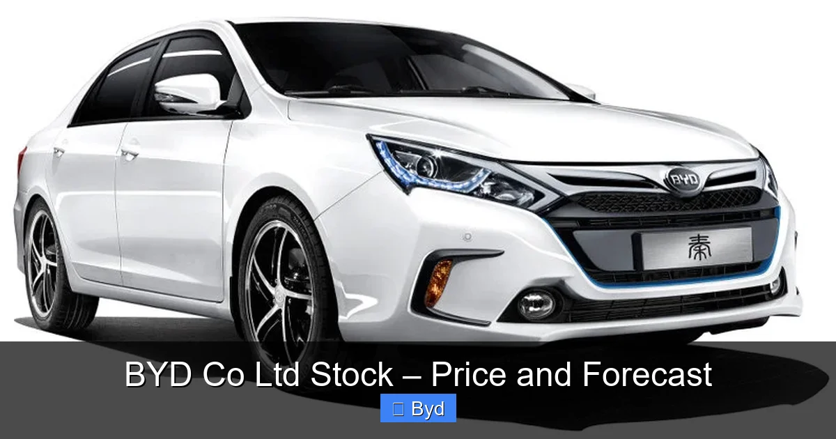 BYD Co Ltd Stock – Price and Forecast - content1 visual guide