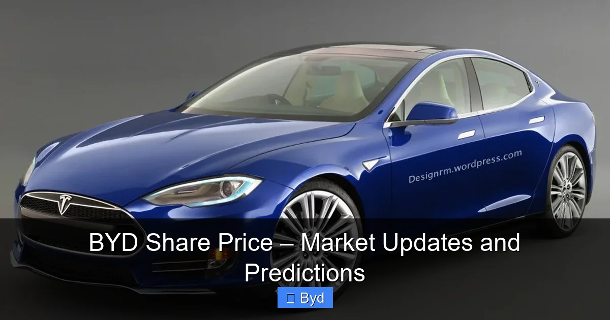 BYD Share Price – Market Updates and Predictions - content1 visual guide