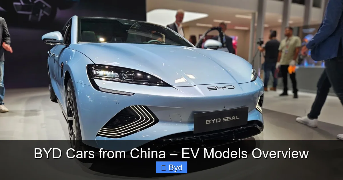 BYD Cars from China – EV Models Overview - content1 visual guide