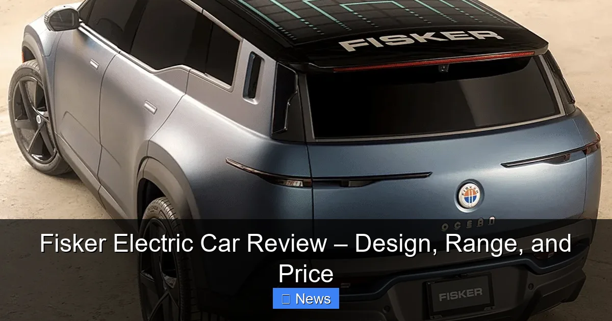 Fisker Electric Car Review – Design, Range, and Price - content1 visual guide