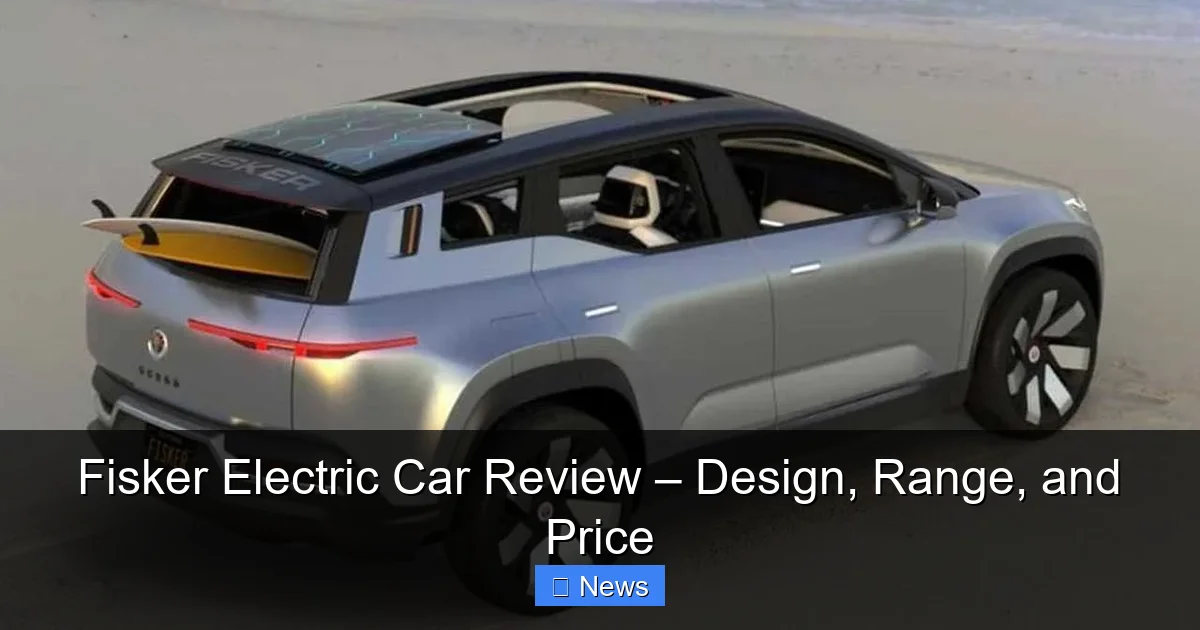 Fisker Electric Car Review – Design, Range, and Price - content2 visual guide