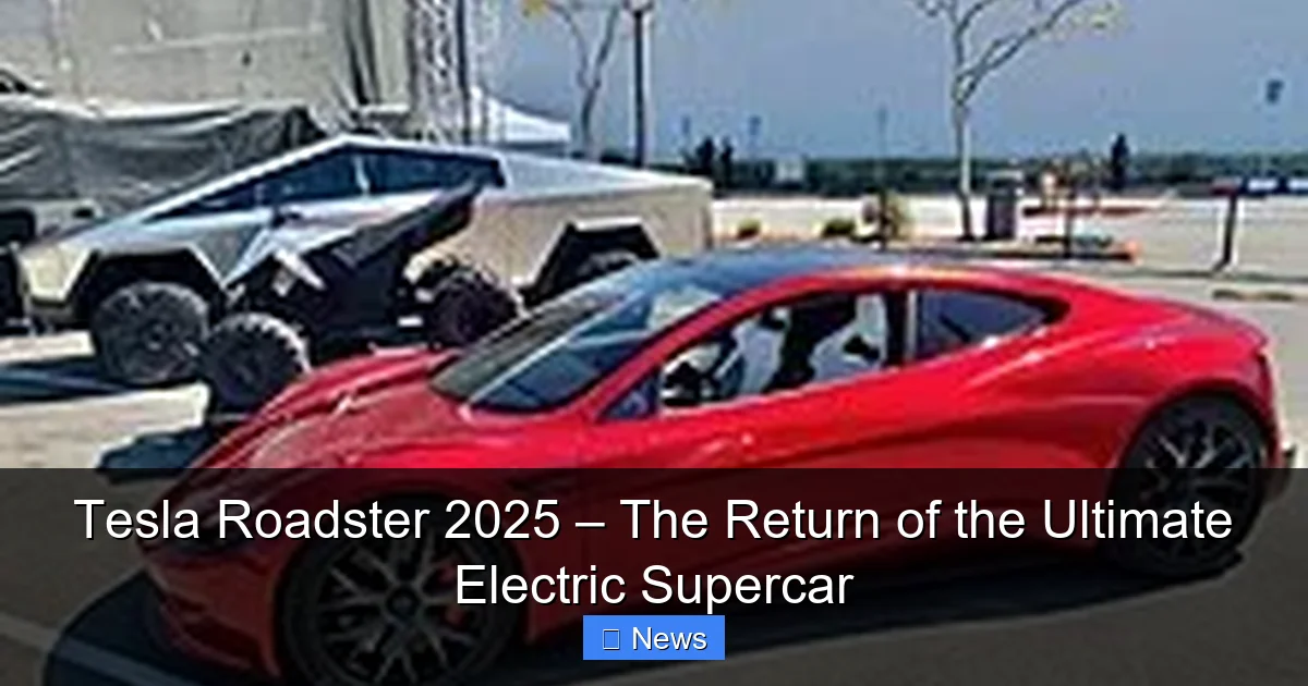Tesla Roadster 2025 – The Return of the Ultimate Electric Supercar - content2 visual guide