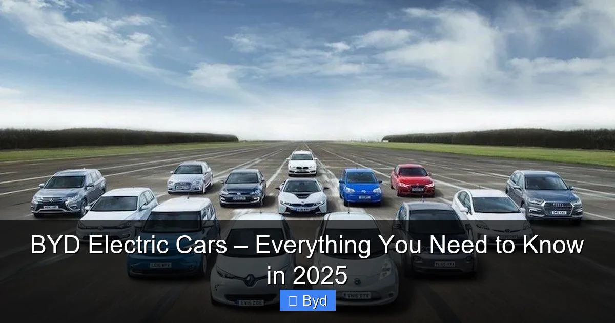 BYD Electric Cars – Everything You Need to Know in 2025 - content2 visual guide