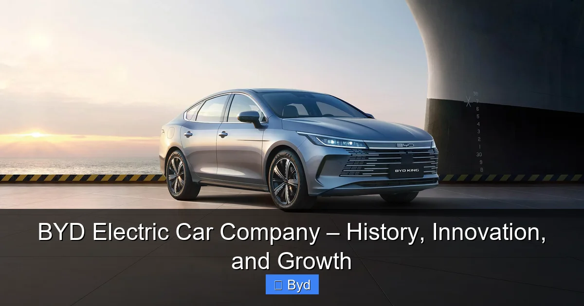 BYD Electric Car Company – History, Innovation, and Growth - content1 visual guide