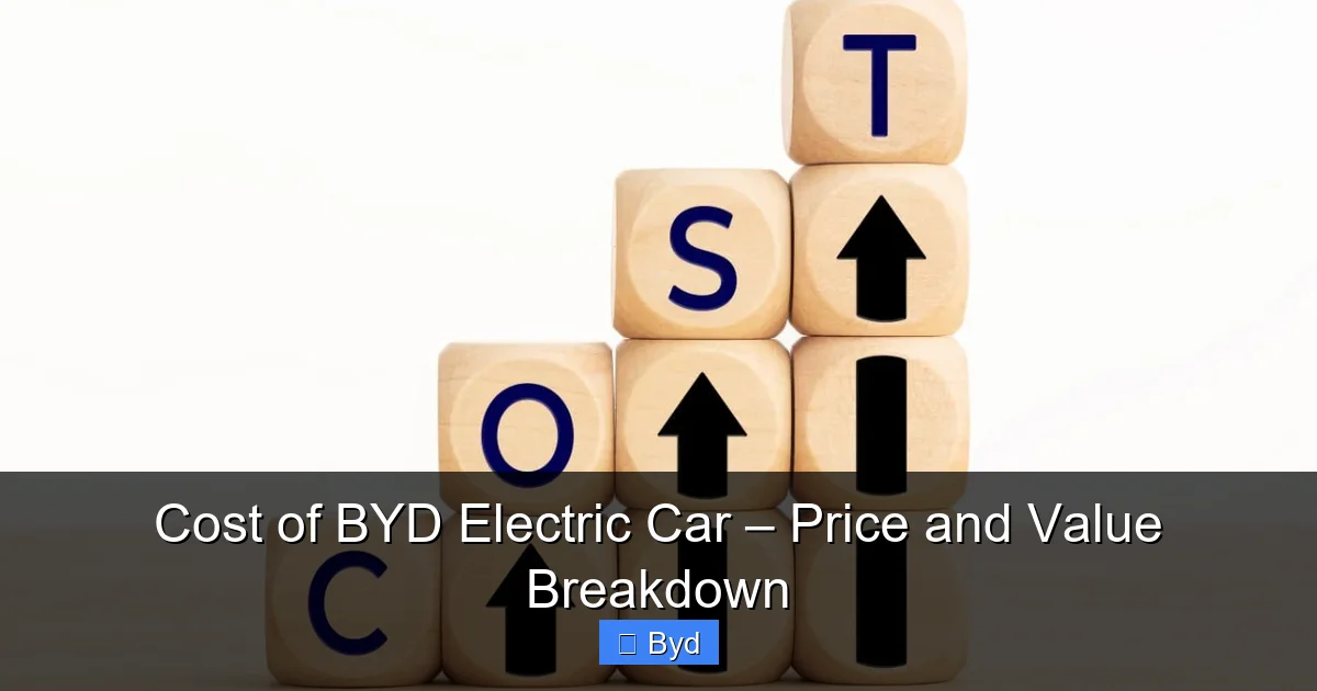 Cost of BYD Electric Car – Price and Value Breakdown - content2 visual guide