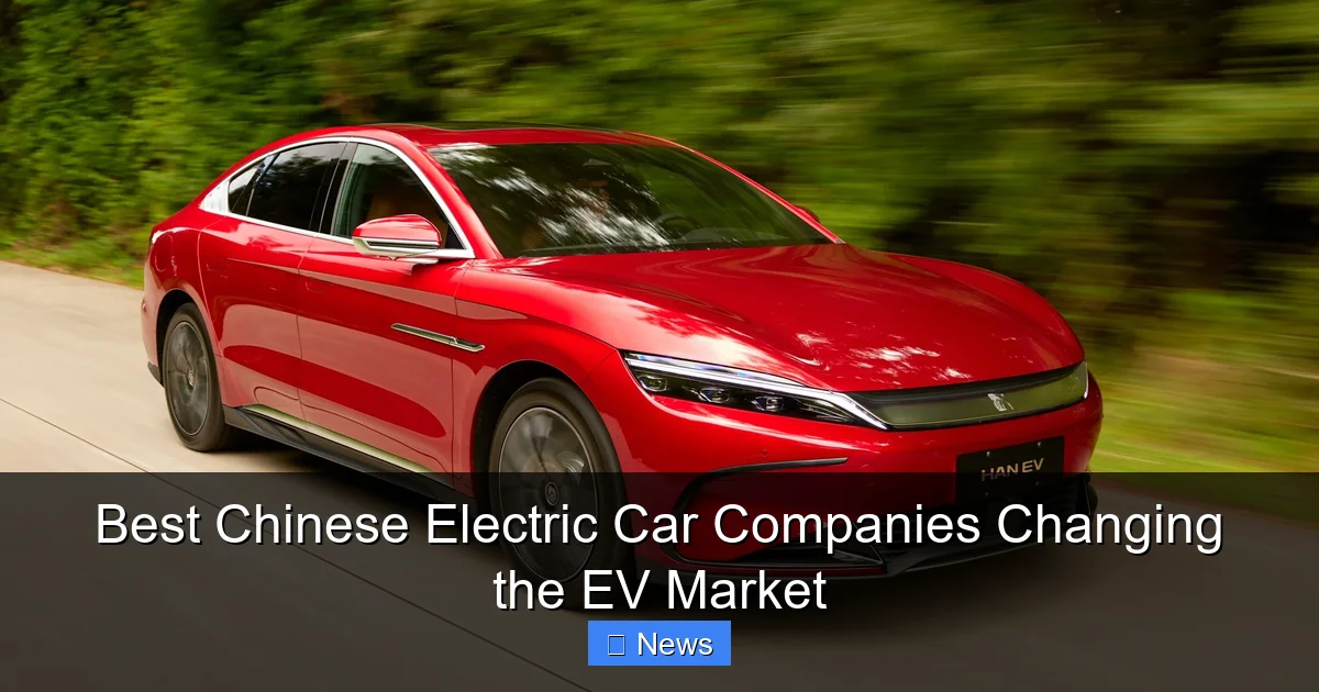 Best Chinese Electric Car Companies Changing the EV Market - content2 visual guide