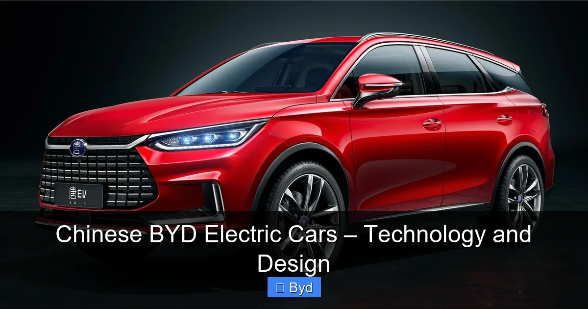 Chinese BYD Electric Cars – Technology and Design - content2 visual guide