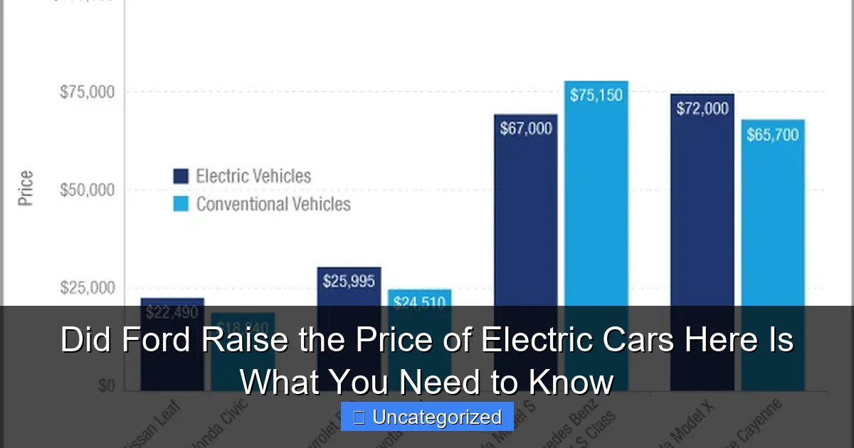 Did Ford Raise the Price of Electric Cars Here Is What You Need to Know
