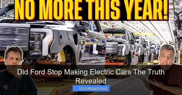 Did Ford Stop Making Electric Cars The Truth Revealed