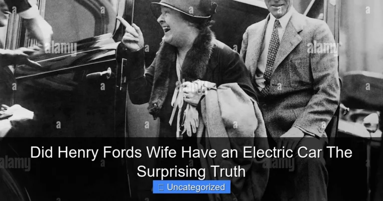 Did Henry Fords Wife Have an Electric Car The Surprising Truth