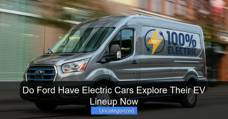 Do Ford Have Electric Cars Explore Their EV Lineup Now
