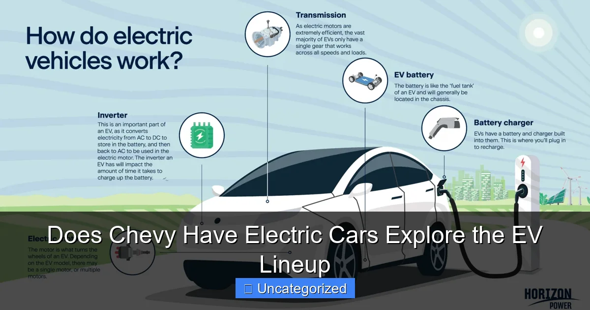 Does Chevy Have Electric Cars Explore the EV Lineup