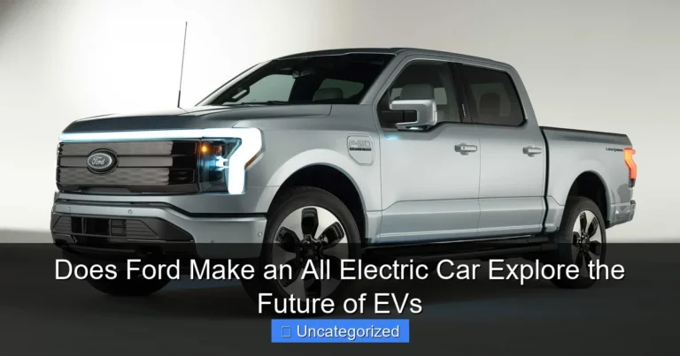 Does Ford Make an All Electric Car Explore the Future of EVs