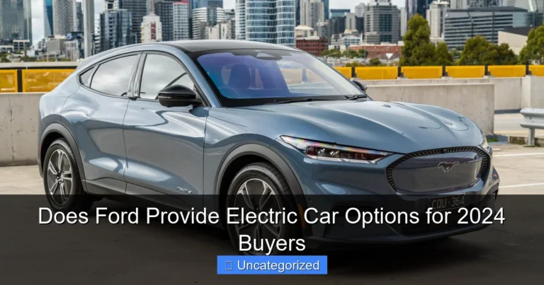 Does Ford Provide Electric Car Options for 2024 Buyers