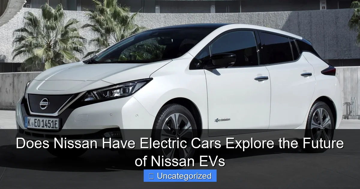 Does Nissan Have Electric Cars Explore the Future of Nissan EVs