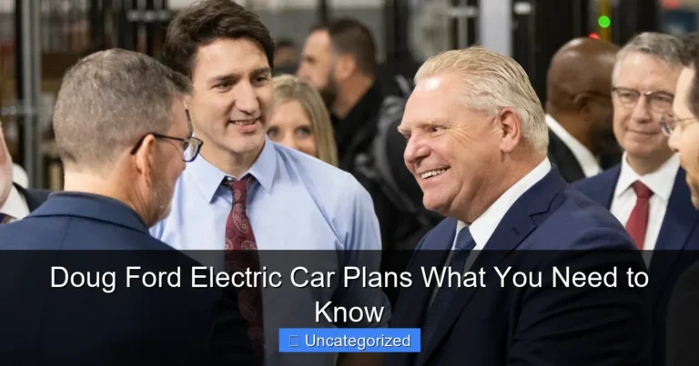 Doug Ford Electric Car Plans What You Need to Know