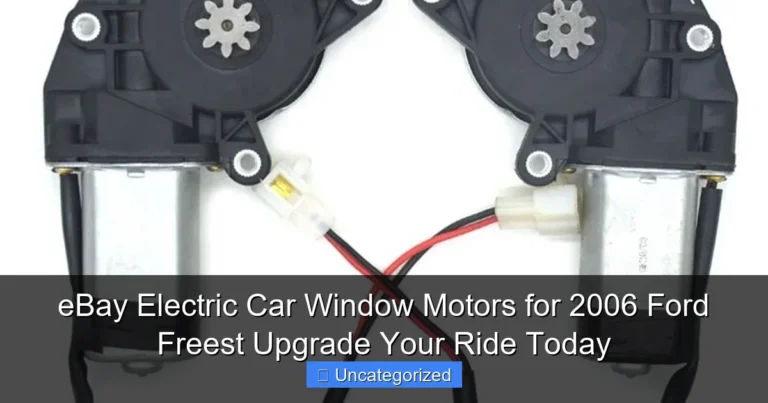 eBay Electric Car Window Motors for 2006 Ford Freest Upgrade Your Ride Today