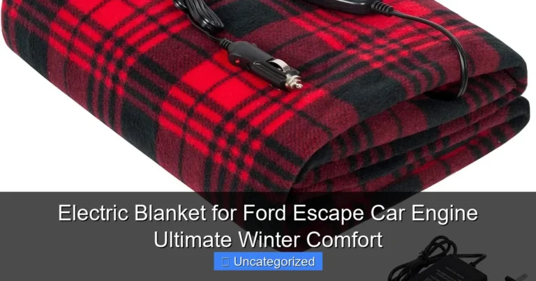 Electric Blanket for Ford Escape Car Engine Ultimate Winter Comfort