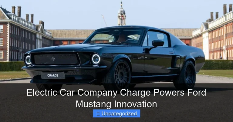 Electric Car Company Charge Powers Ford Mustang Innovation