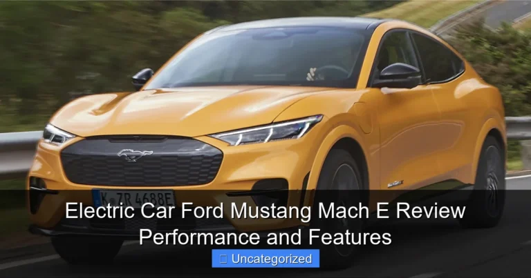 Electric Car Ford Mustang Mach E Review Performance and Features