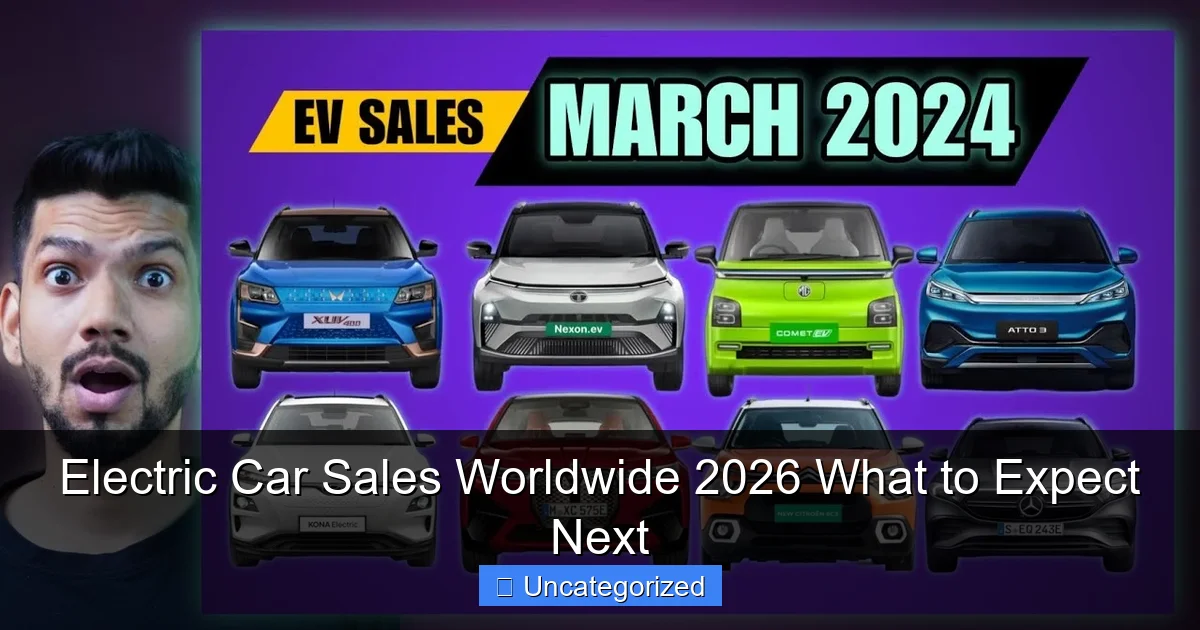 Electric Car Sales Worldwide 2026 What to Expect Next