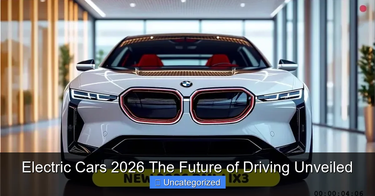 Electric Cars 2026 The Future of Driving Unveiled
