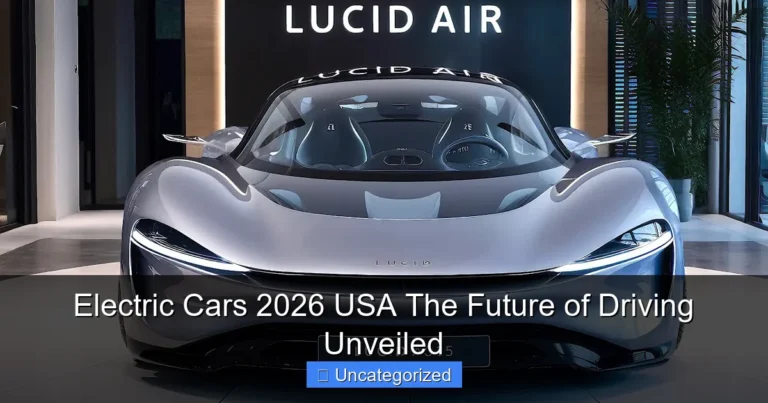 Electric Cars 2026 USA The Future of Driving Unveiled
