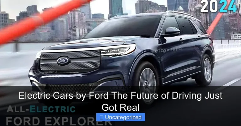 Electric Cars by Ford The Future of Driving Just Got Real