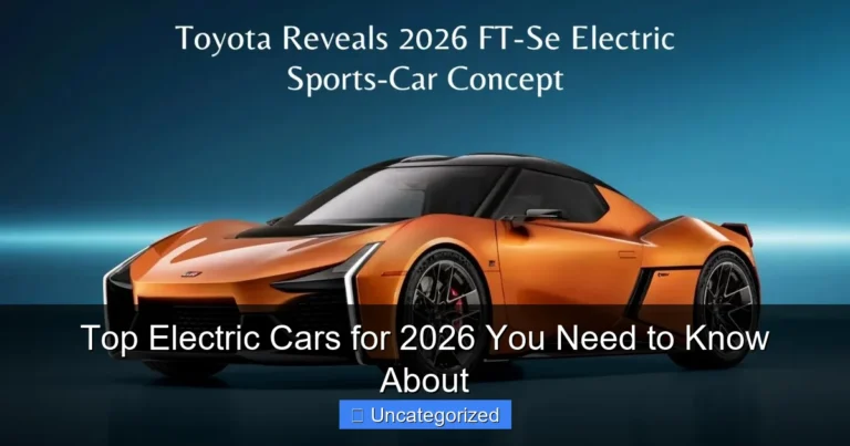 Top Electric Cars for 2026 You Need to Know About