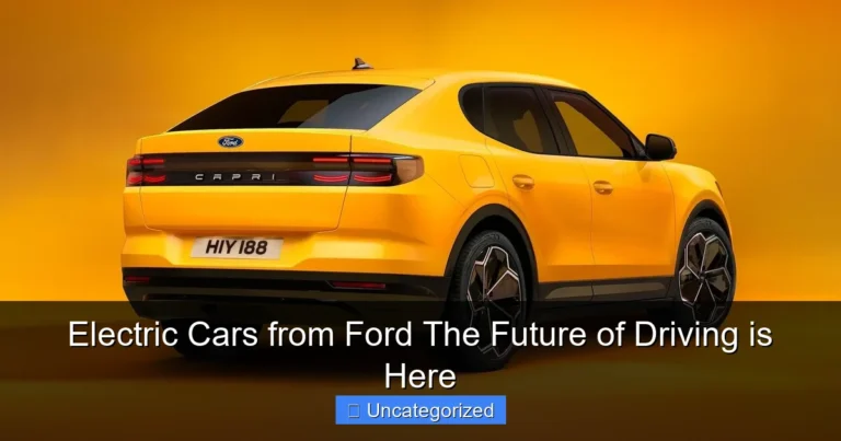 Electric Cars from Ford The Future of Driving is Here