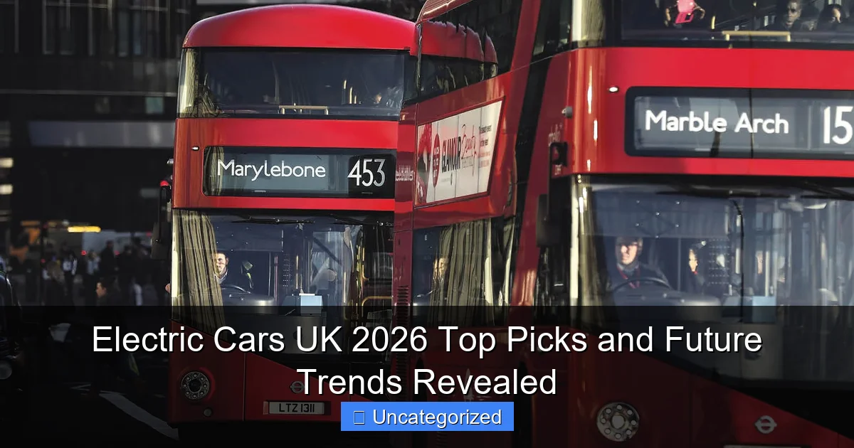 Electric Cars UK 2026 Top Picks and Future Trends Revealed