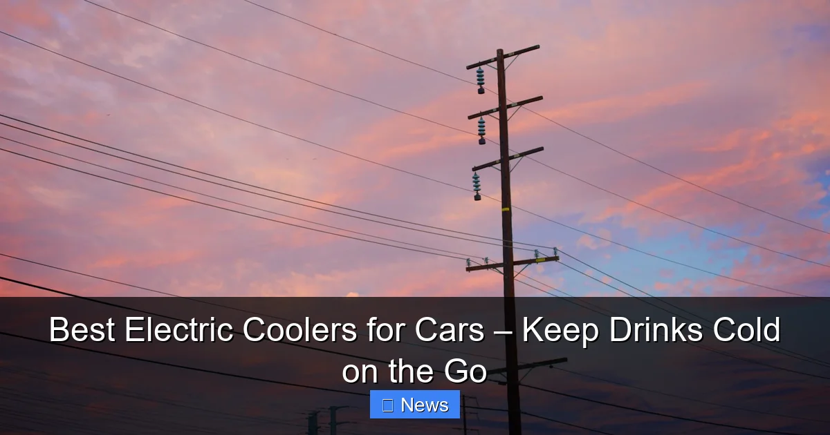 Featured image for Best Electric Coolers for Cars – Keep Drinks Cold on the Go