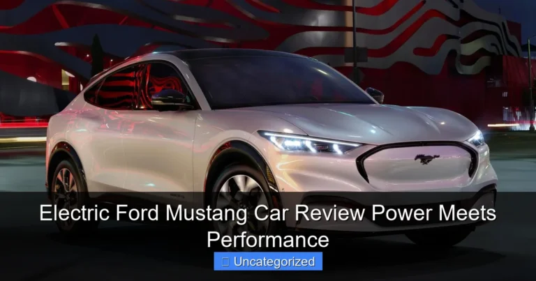 Electric Ford Mustang Car Review Power Meets Performance