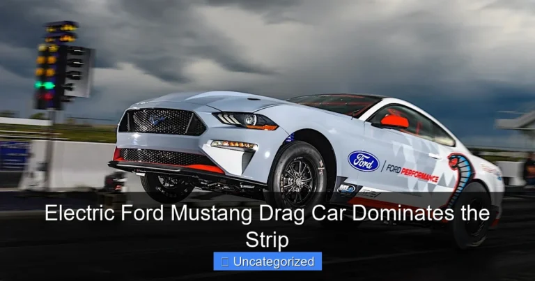 Electric Ford Mustang Drag Car Dominates the Strip