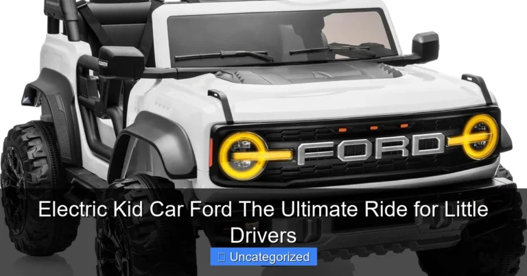 Electric Kid Car Ford The Ultimate Ride for Little Drivers