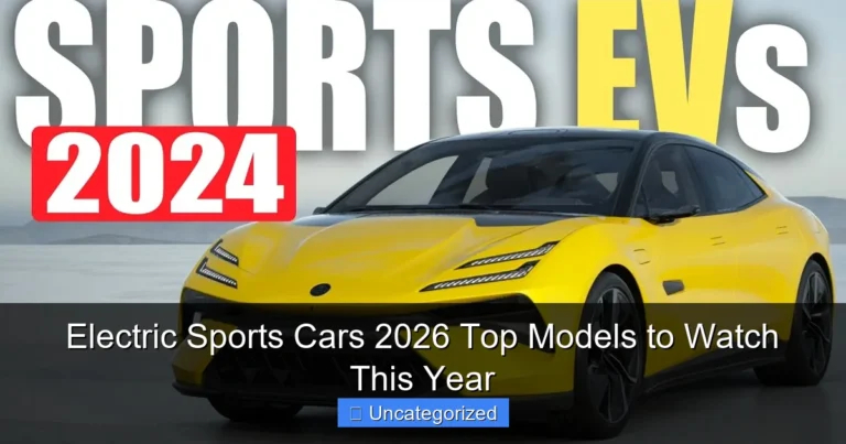 Electric Sports Cars 2026 Top Models to Watch This Year