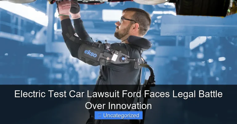 Electric Test Car Lawsuit Ford Faces Legal Battle Over Innovation