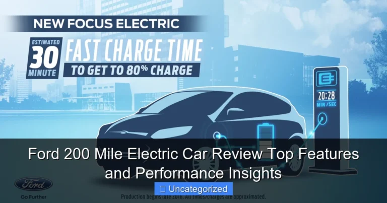 Ford 200 Mile Electric Car Review Top Features and Performance Insights