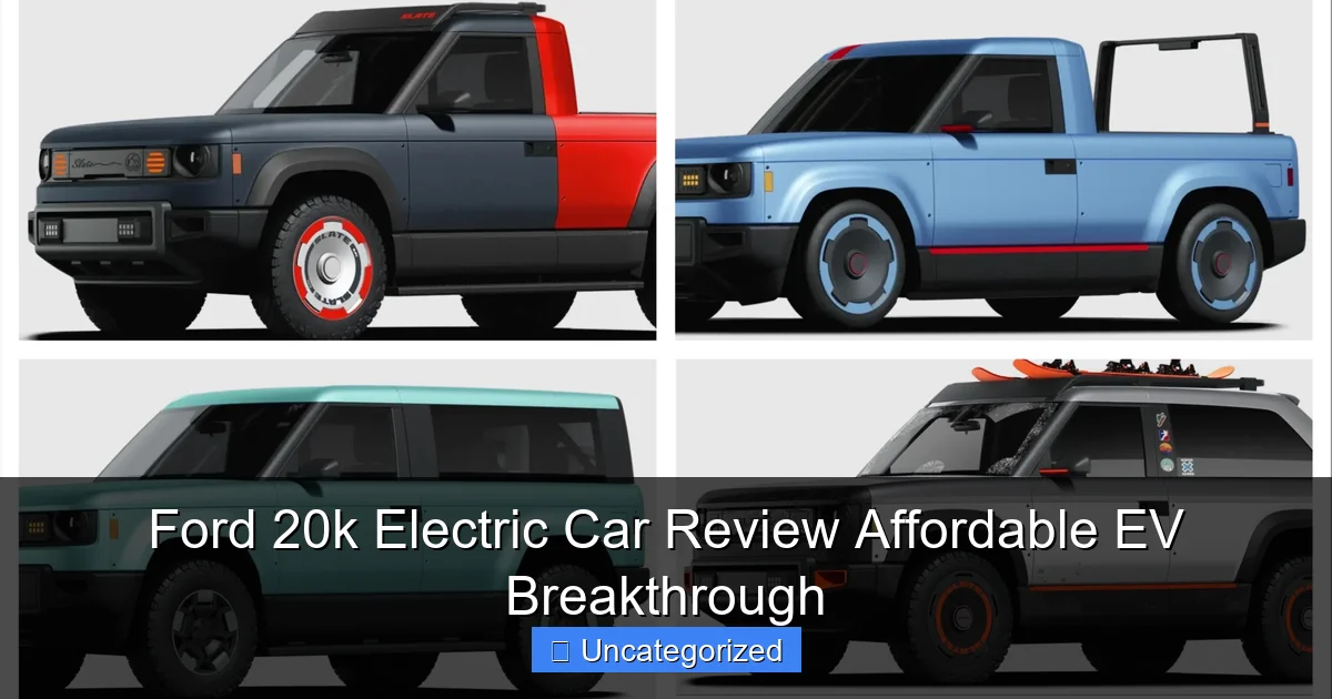 Ford 20k Electric Car Review Affordable EV Breakthrough