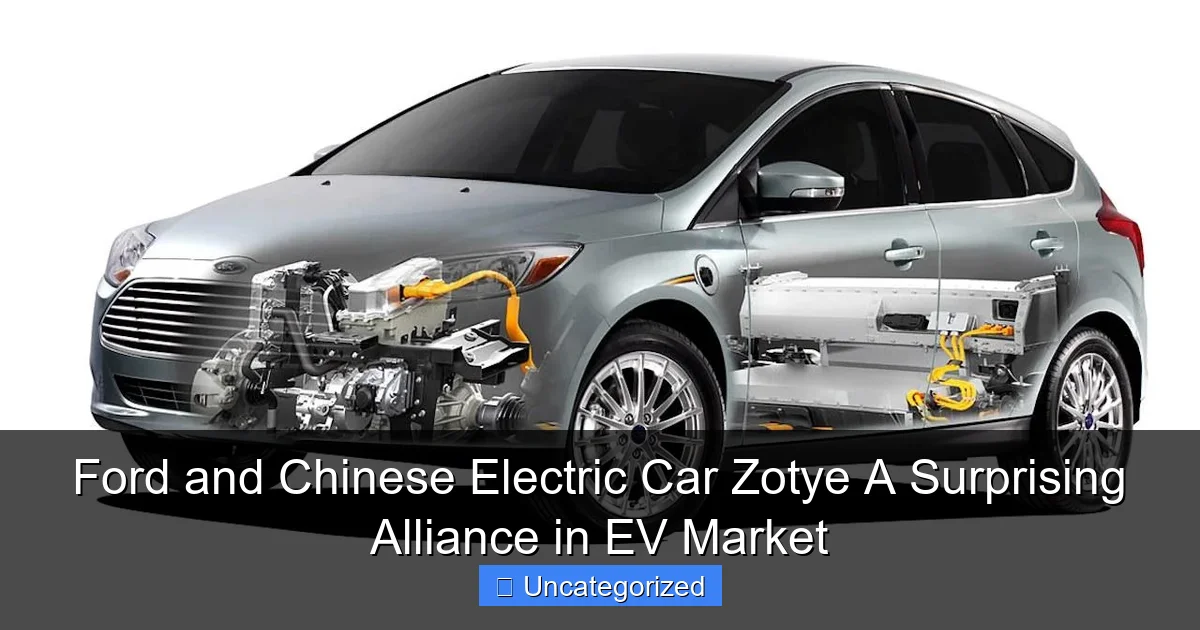 Ford and Chinese Electric Car Zotye A Surprising Alliance in EV Market